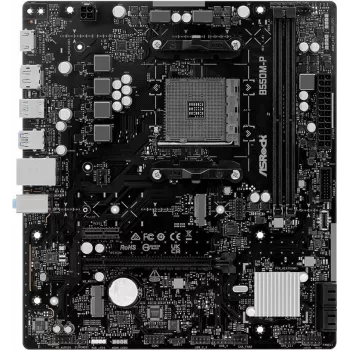 ASRock B550M-P AM4 mATX Motherboard - AMD B550 Chipset, DDR4, PCIe 4.0