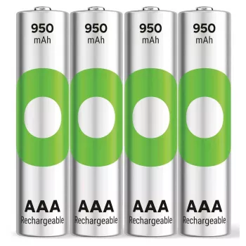 GP ReCyko Micro AAA NiMH nabíjecí baterie 950 mAh 1,2 V 4 ks (GPRCK95AAA105C4)