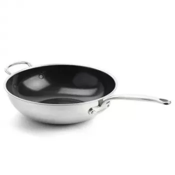 GreenPan Premiere Wok 30 cm Stainless Steel