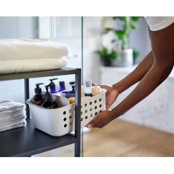 Úložný koš do koupelny Joseph Joseph EasyStore Large Ecru