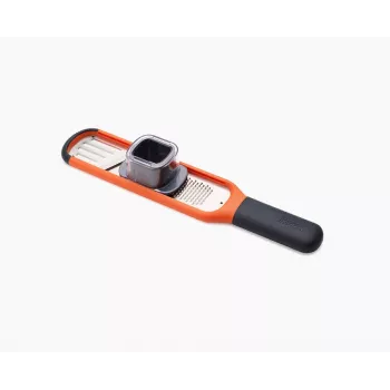 Mini struhadlo a kráječ Joseph Joseph Handi-Grate 2v1, oranžové, nerezová ocel