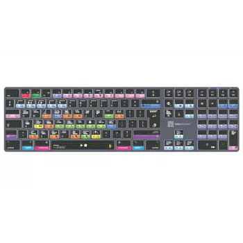 Logickeyboard FL Studio TITAN klávesnice pro Mac – USB drátová – černá s barevně odlišenými klávesami