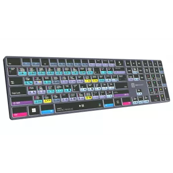 Logickeyboard DaVinci Resolve Classic Titan FR PC klávesnice (francouzská AZERTY)