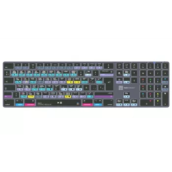 LogicKeyboard DaVinci Resolve 18 Titan SP (Mac) – specializovaná střihová klávesnice s podsvícením a USB hubem