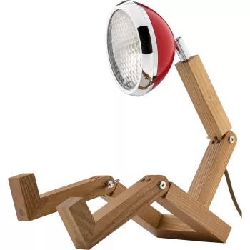 Stolní lampa Piffany Mr. Wattson Original, Flash Red