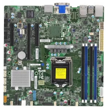 Supermicro X11SSZ-QF Micro-ATX základní deska, LGA 1151, Intel C236, DDR4, Dual Gigabit LAN, IPMI, onboard grafika, HD Audio