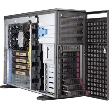 Supermicro SuperWorkstation 540A-TR Full-Tower pracovní stanice, Intel C621, Dual Xeon Scalable, 2200W
