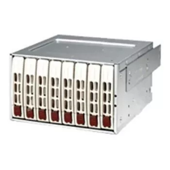 Supermicro CSE-M28E1 Mobile Rack (béžový) - 2-bay 2,5 inch SAS/SATA HDD/SSD šachta s ventilátorem pro 5,25 inch pozici