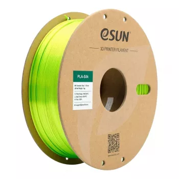 eSUN ePLA-SILK 1,75mm limetkově zelená 1kg filament pro 3D tiskárny