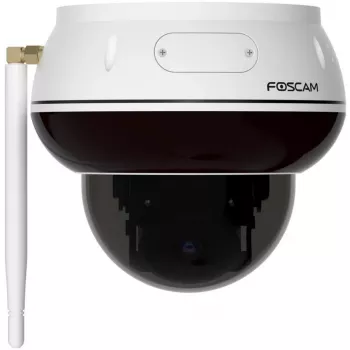 Foscam D8T-W bílá 4K 8MP venkovní Wi-Fi 6 PTZ dome IP bezpečnostní kamera s AI detekcí, IK10 odolnost proti vandalismu, IP66 odolnost proti povětrnostním vlivům
