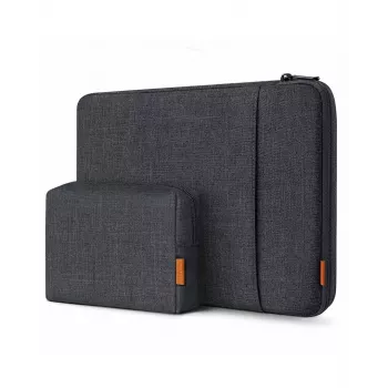 Inateck pouzdro na notebook 14 inch s odnímatelnou kapsou na příslušenství LB01006/S1 šedá
