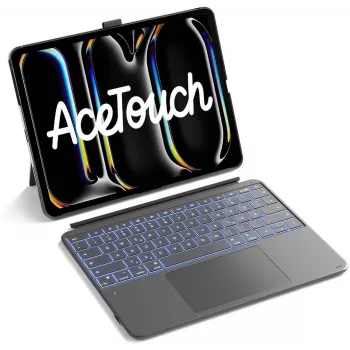 Klávesnice Inateck Keyboard Ace Touch kompatibilní s iPad 13, QWERTZ, šedá