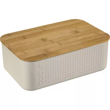 Dóza na chléb Bodum 11555-913 krémová, plast, 364x234x137 mm