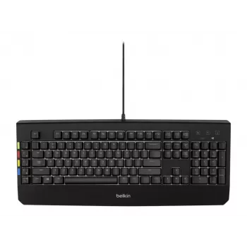 Belkin 2-4-8 port Secure KVM USB klávesnice s podsvícením DE QWERTZ