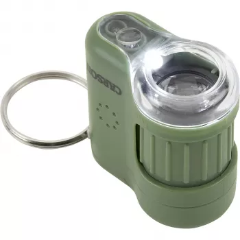 Digitální mikroskop Carson MicroMini 20x - zelený/stříbrný - LED - 23mm - 38mm