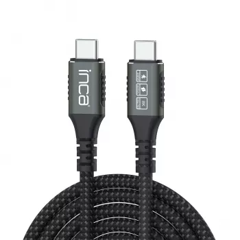 INCA USB-C na USB-C kabel USB 4.0 40Gbps PD 3.1 240W 8K UltraHD 0,80m (ITCT-40)