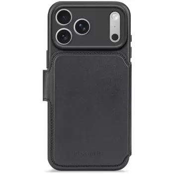 Decoded Leather Detachable Wallet for iPhone 17 Pro Max with MagSafe (Black)