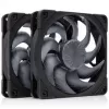 Skříňový ventilátor Noctua NF-A12x25 G2 PWM Sx2-PP chromax.black 120 mm (2 ks, černý)