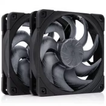 Skříňový ventilátor Noctua NF-A12x25 G2 PWM Sx2-PP chromax.black 120 mm (2 ks, černý)