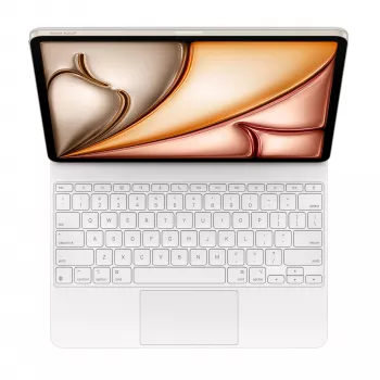 Klávesnice Apple Magic Keyboard pro Apple iPad Air 13 (M2/M3), bílá, Smart Connector, švýcarské rozložení