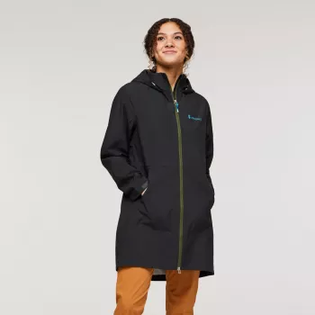 Dámský pláštěnka Cotopaxi Cielo Rain Trench - All Black, velikost S
