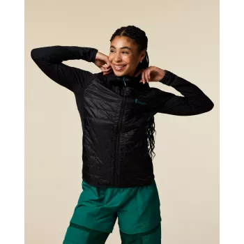 Dámská zateplená bunda s kapucí Cotopaxi Capa Hybrid, Cotopaxi Black, XS
