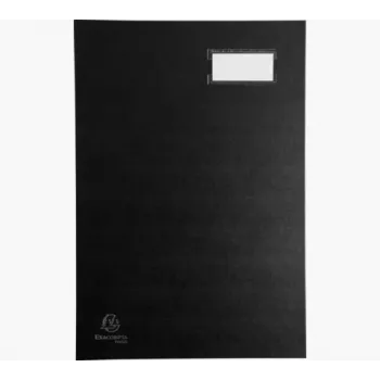 Exacompta 57021E pořadač s pákovým mechanismem A4 karton černý, hřbet 80 mm