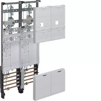 Hager universZ kompletní měřicí pole ZK3EL22T 1050mm 2 měřicí místa eHZ 2-pole