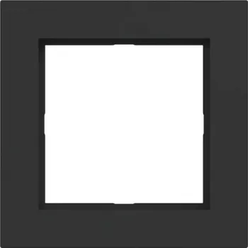Rám 1násobný HAGER WAD6100BM A.1 Night Black Matt