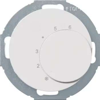 Hager WLN5026WG Termostat s přepínačem a sérií R.classic polárně bílý