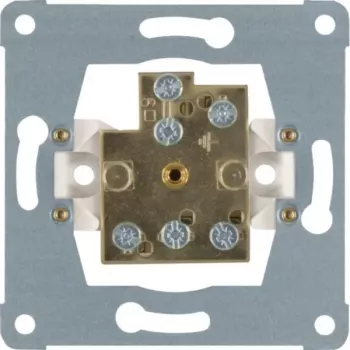 Hager WDF5600 Double Potential Equalisation Socket Module Insert Flush-Mounted