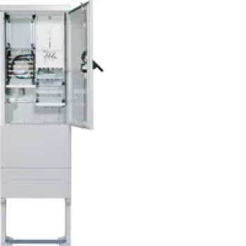 Přípojnicový sloupek pro elektroměr Hager ZAS205BD15A 205 Base 1 metr 3 NH pojistkové odpojovače 5pólový + prostor APZ