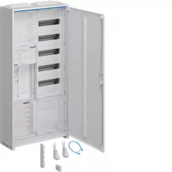 Hager ZB32ET215W1 kompletní rozvaděč 1 měřicí místo BKE-I APZ 1100mm 2pole na povrch IP31 RAL 9010