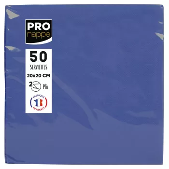 PROnappe ubrousky tmavě modrá 2vrstvé 20,0 x 20,0 cm 50 ks