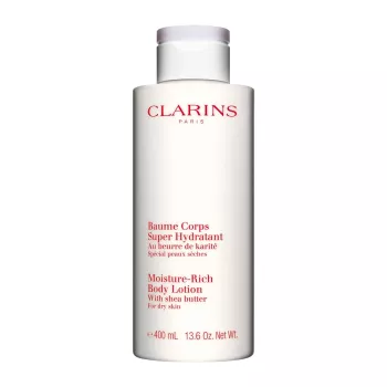 CLARINS Baume Corps Super Hydratant Moisture Rich tělové mléko s bambuckým máslem 400ml