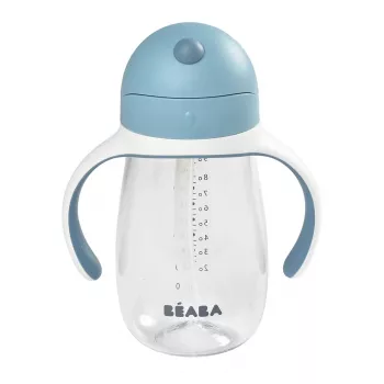 Beaba Niekapek Tritan 300ml tréninkový hrnek modrý