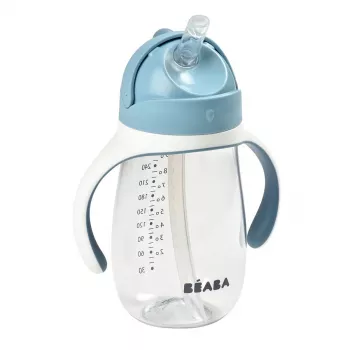 Beaba Niekapek Tritan 300ml tréninkový hrnek modrý