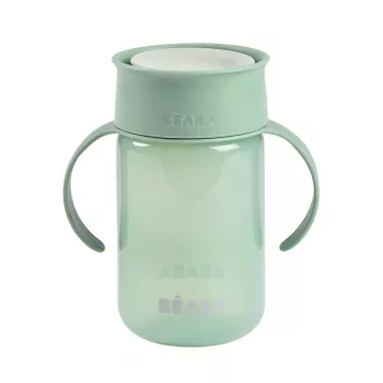 Beaba tréninkový hrnek 360° 200 ml šalvějově zelený