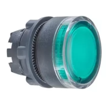 Schneider Electric Harmony XB5 spínač plochého tlačítka zelený ZB5AW333