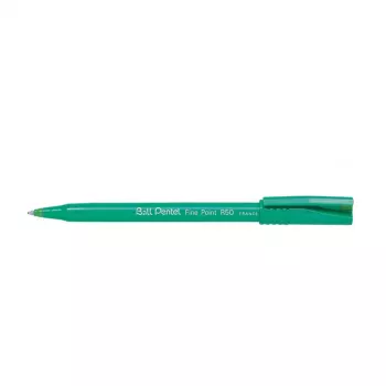 Zatahovací roller Pentel R50 - zelený - 0,8 mm - pro praváky i leváky