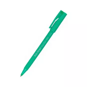 Zatahovací roller Pentel R50 - zelený - 0,8 mm - pro praváky i leváky