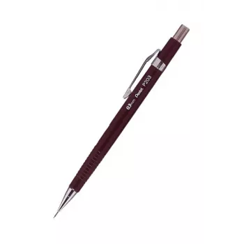 Mikrotužka Pentel Sharp 200, 0,3 mm, HB, hnědá, stříbrná