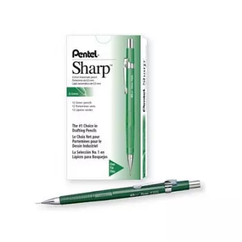 Mikrotužka Pentel P205-D, zelená, 0,5 mm, 12 ks