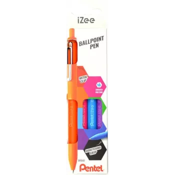 Kuličkové pero Pentel iZee BX470, 4 ks, mix barev inkoustu