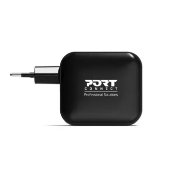 PORT Designs nástěnná nabíječka Type-C PD 100W GaN+ kabel C to C 2M EU