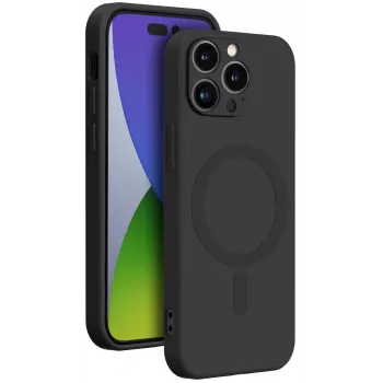 Bigben Interactive Soft Case s MagSafe kryt na mobil pro Apple iPhone 14 Pro, černý