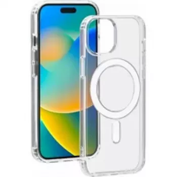Bigben Interactive Hybrid Case s MagSafe pro Apple iPhone 15 transparentní