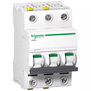APC Schneider Electric A9F04340 jistič 3P 40A charakteristika C 10kA DIN lišta IP20