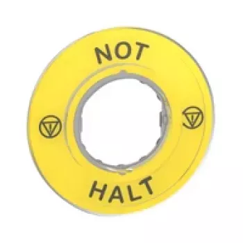 Štítek nouzového zastavení APC ZBY9220 žlutý 60 mm kruhový