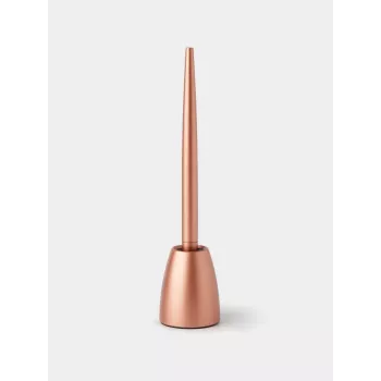 Lexon Scribalu Ballpoint Pen with Base Soft Gold LS64P1